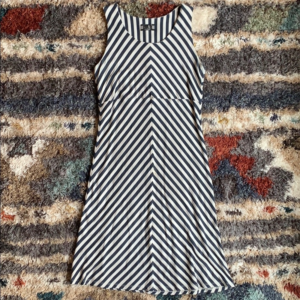 Fitted Stripe Tank Dress